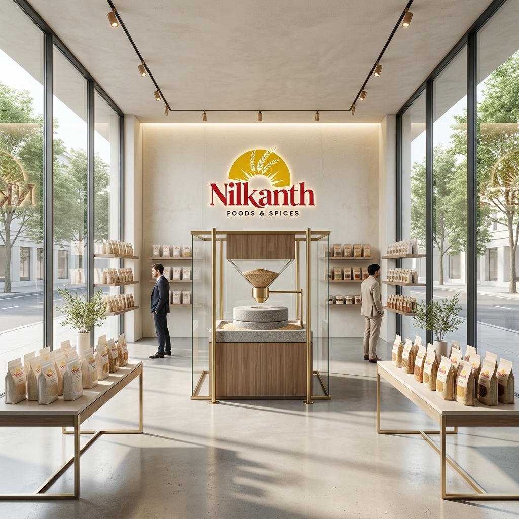 Nilkanth Flagship Showroom Interior