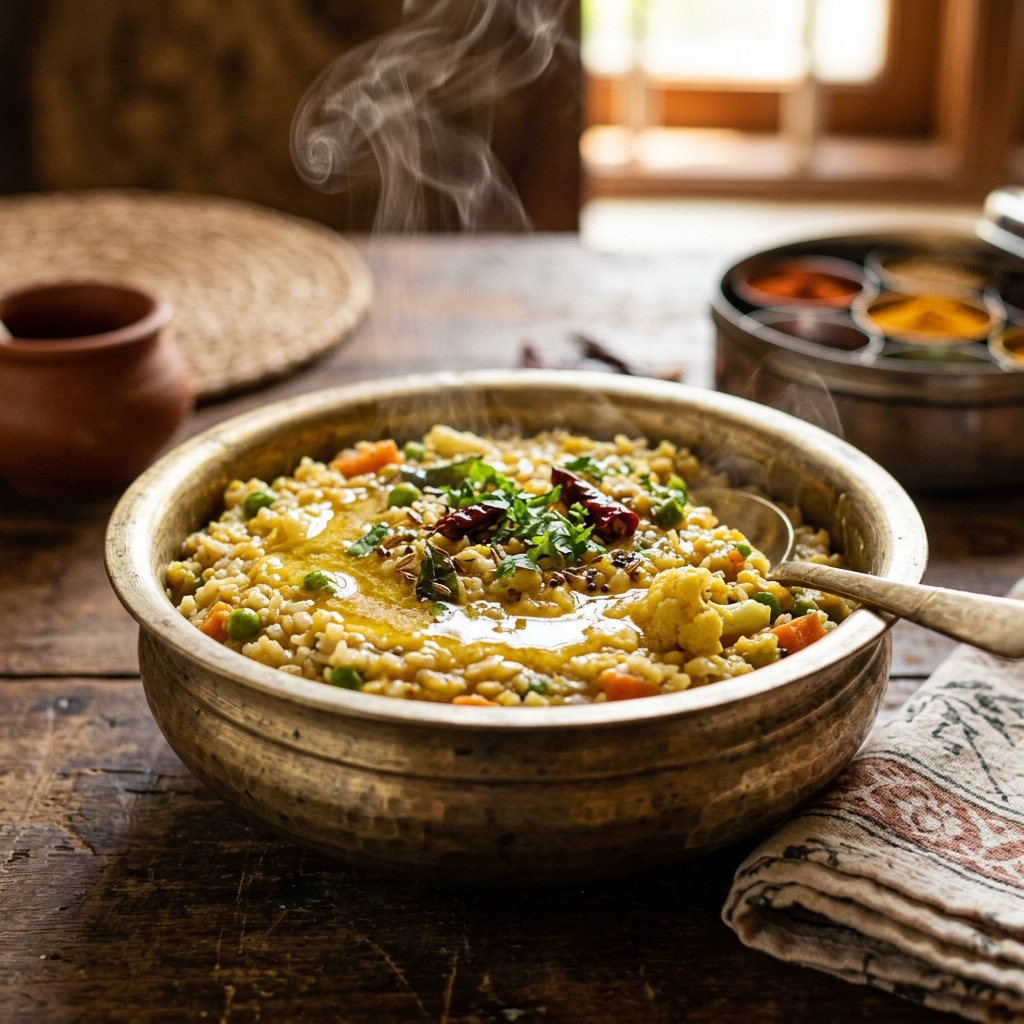 Indian food spread Nilkanth